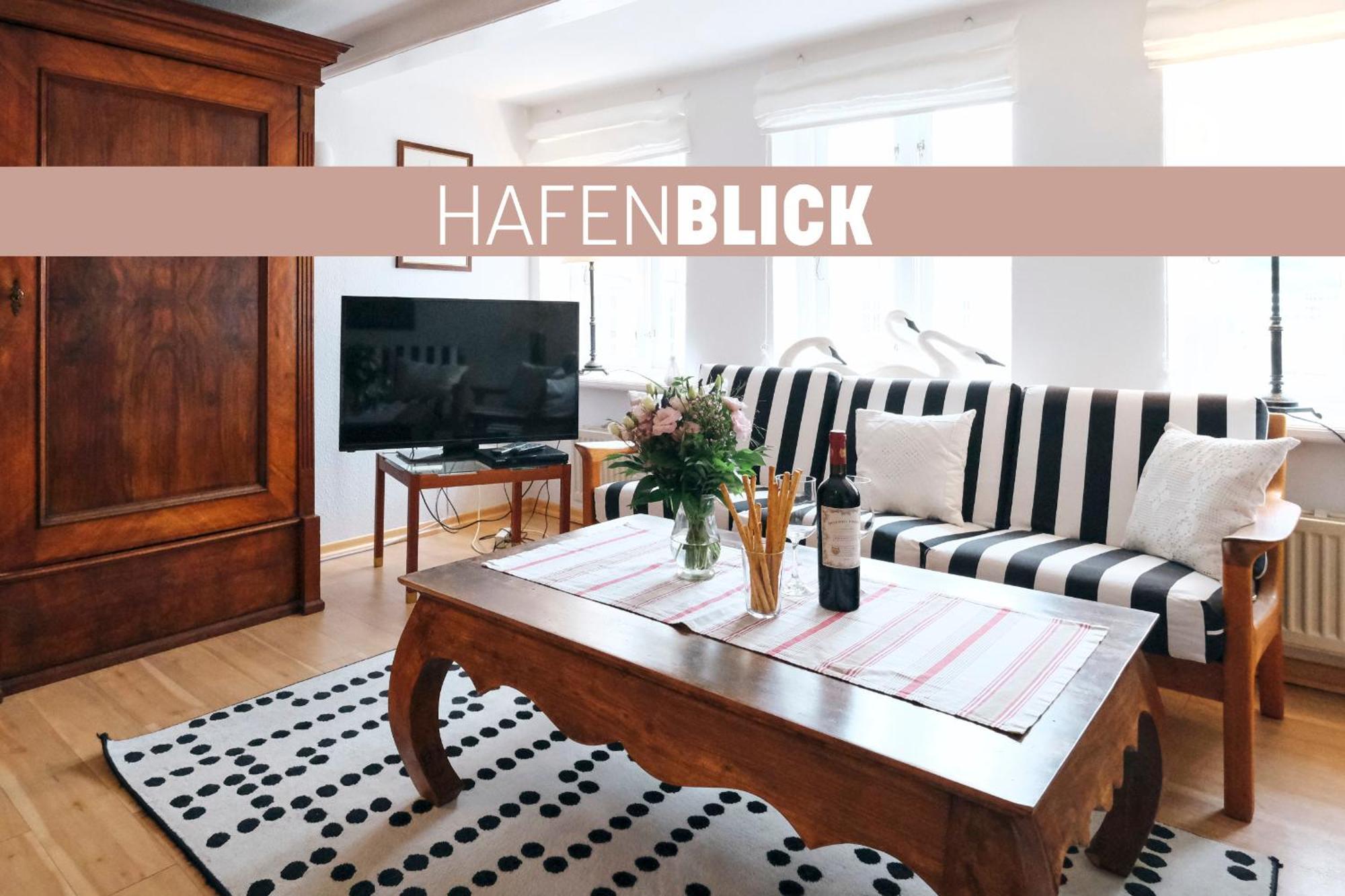 Hafenblick Ferienwohnung In Der Altstadt Mit Parkplatz Flensburg Exterior foto